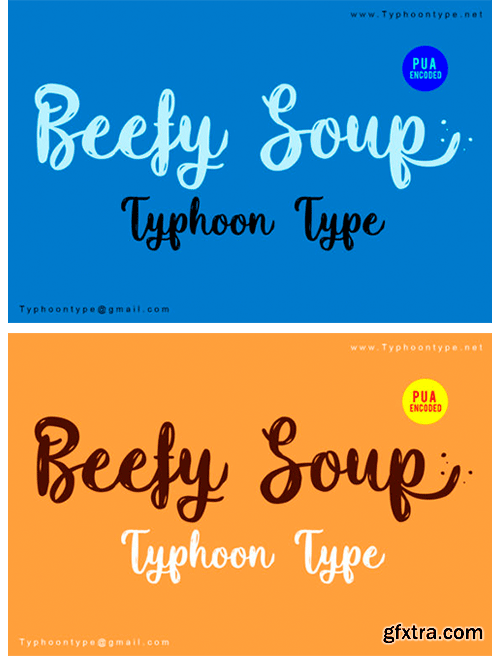 Beefy Soup Font