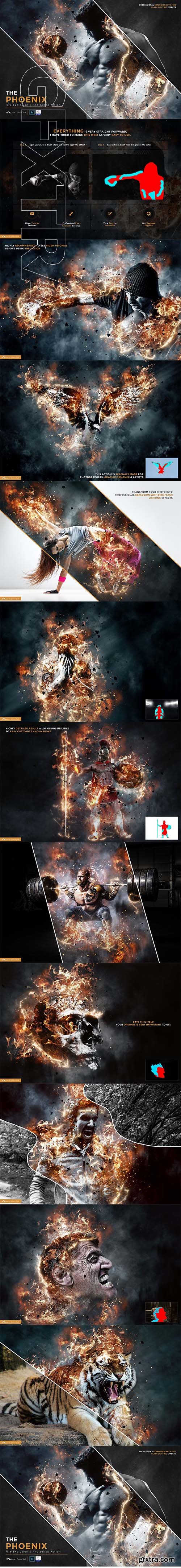 CreativeMarket - The Phoenix - Fire Explosion 4108857