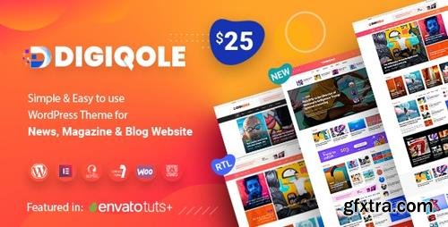 ThemeForest - Digiqole v1.1.2 - News Magazine WordPress Theme - 24304706