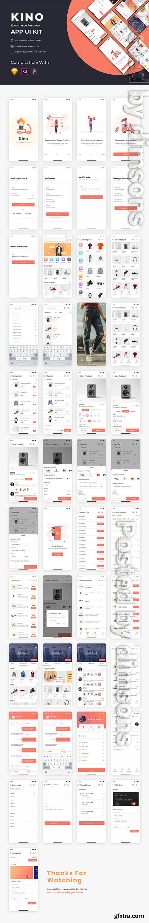 Kino Ecommerce App UI Kit