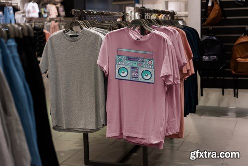 T-Shirt Shopping Mock-Up Vol.2