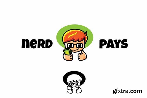 Nerd Pays - Mascot & Esport Logo