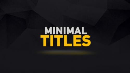 Udemy - Minimal Titles Animations