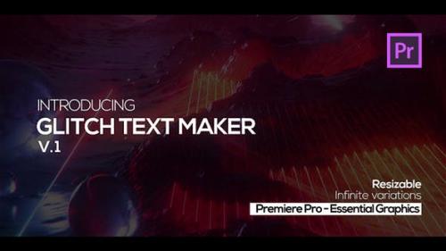 Udemy - Glitch Text Maker for Premiere Pro + Sound FX