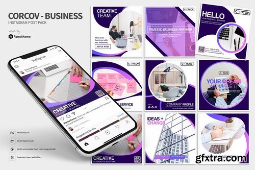 Corcov - Business Instagram Post Pack