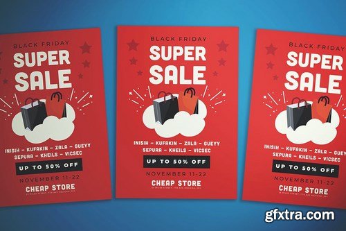 Black Friday Super Sale Flyer