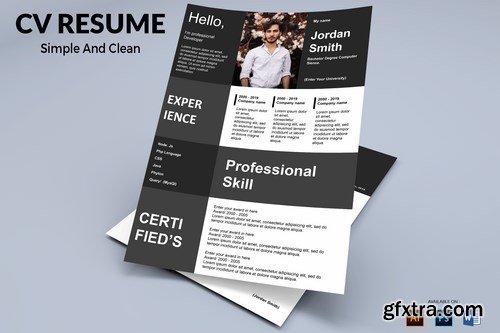 CV Resume Simple And Clean