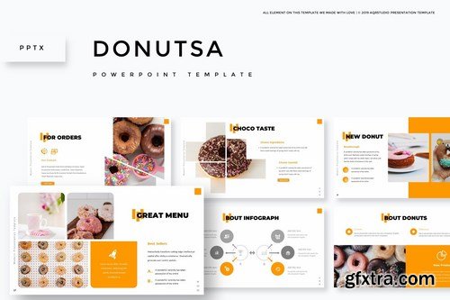 Donusta - Powerpoint Google Slides and Keynote Templates