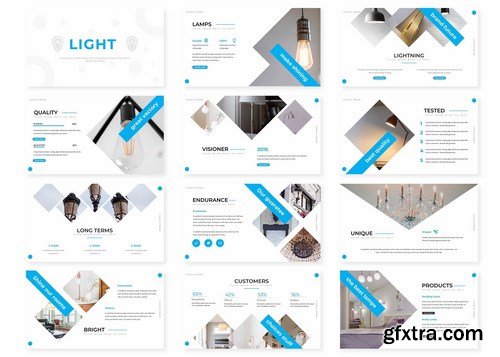 Light - Powerpoint Google Slides and Keynote Templates