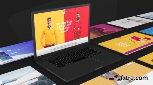 VideoHive Website Promo On Macbook Device - Animated Mockup 22735071