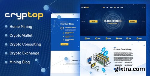 ThemeForest - CrypTop v1.0.2 - ICO Landing and CryptoCurrency WordPress Theme - 23142051