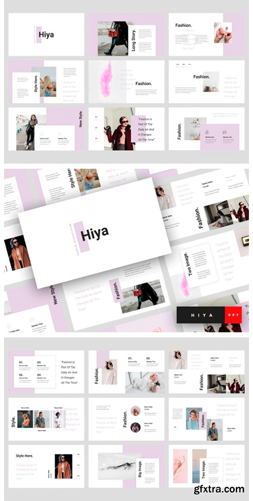 Hiya Fashion PowerPoint 1910134