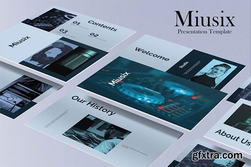 Miusix - Studio Powerpoint, Keynote and Google Slides Templates