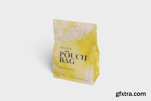 Paper Pouch Bag Mockup