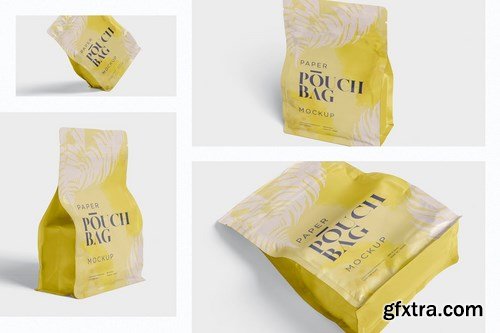 Paper Pouch Bag Mockup