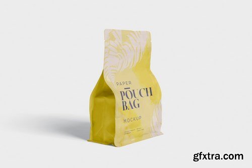 Paper Pouch Bag Mockup