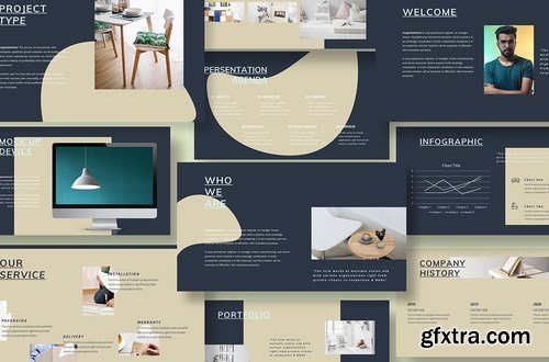 Furniture Powerpoint and Keynote Templates