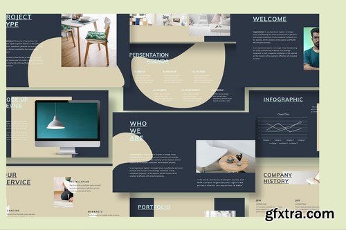 Furniture Powerpoint and Keynote Templates