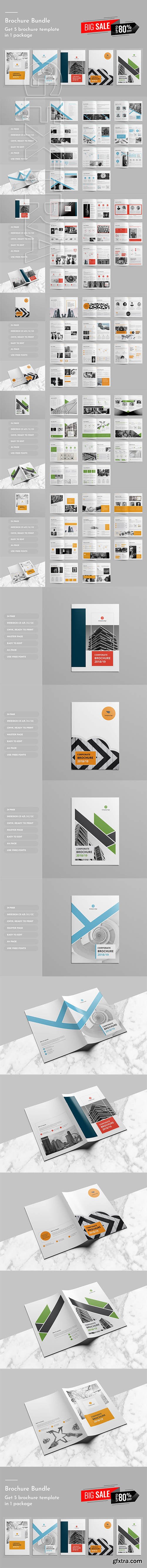 CreativeMarket - Corporate Brochure Bundle 4213030