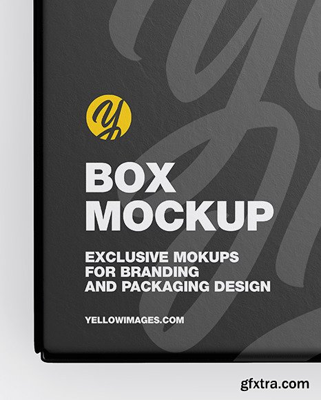 Matte Paper Box Mockup 50361