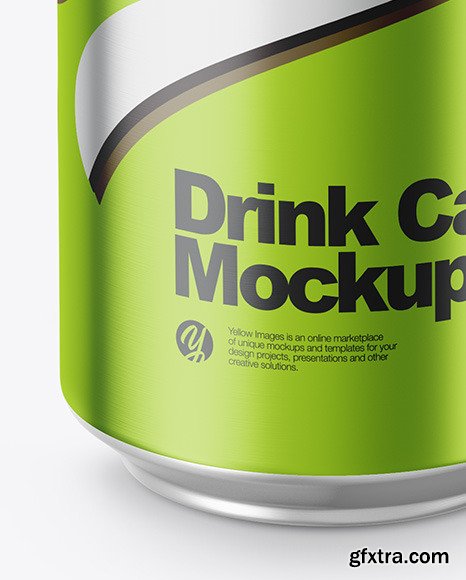 Metallic Can Mockup 50491