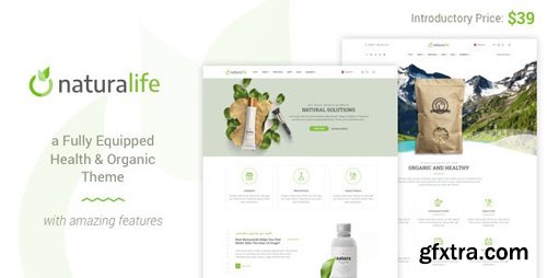 ThemeForest - NaturaLife v1.7.1 - Health & Organic WordPress Theme - 21811815