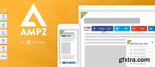 AMPZ Extended v3.6.3 - Social Sharing Extension for Joomla