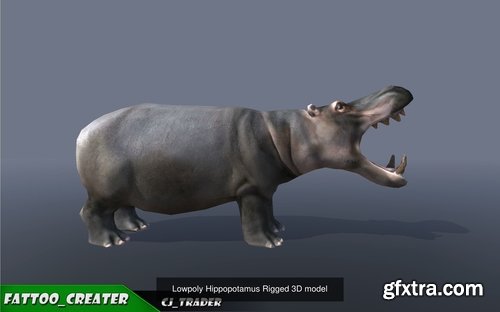 Cgtrader - Lowpoly Wild Animals Rigged 3D model Collection Pack