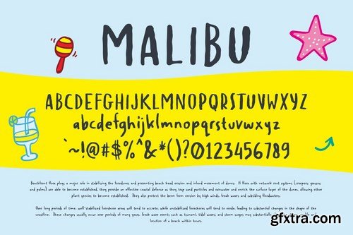 MALIBU - Carefree Handwriting Font
