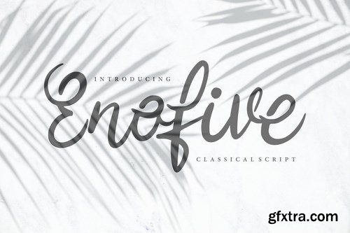 Enofive Classical Script Font