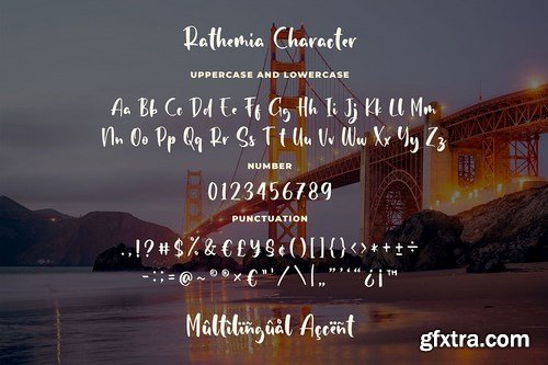 Rathemia - Bold Handwritten Font