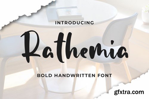 Rathemia - Bold Handwritten Font