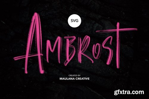 Angelic SVG Brush Font