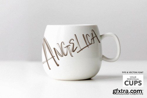 Angelic SVG Brush Font