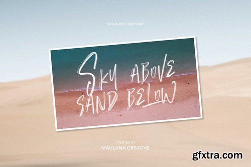 Angelic SVG Brush Font