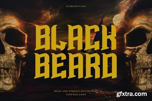 Blackbeard - Vintage Bold Display Typeface