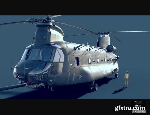 Daz3D - GH Transport Helicopter