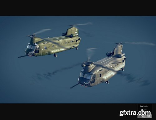 Daz3D - GH Transport Helicopter