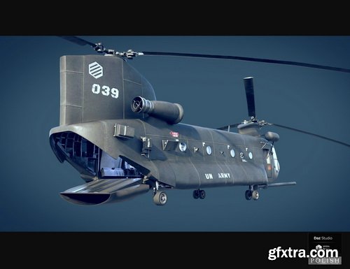 Daz3D - GH Transport Helicopter