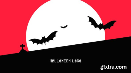 VideoHive Flat Halloween Logo 24900618