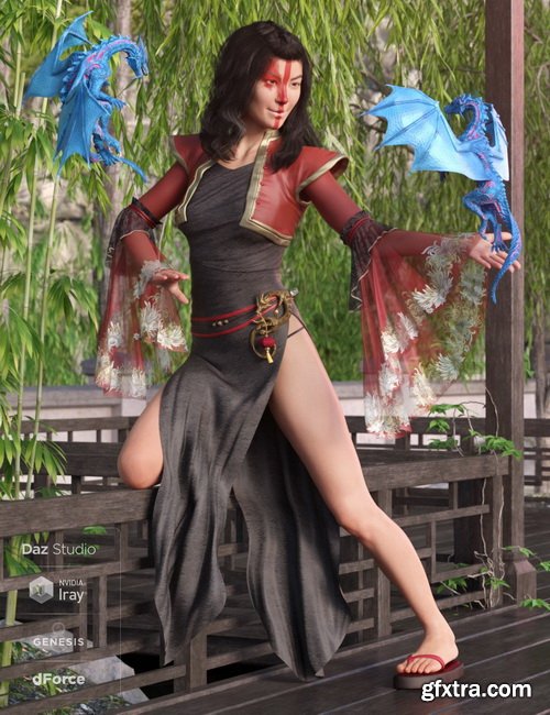 Daz3D - Dragon Girl Bundle