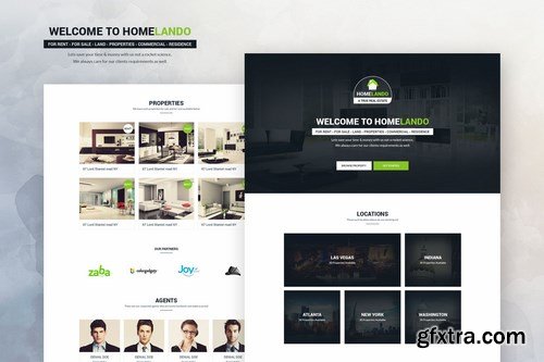 Real Estate PSD Template