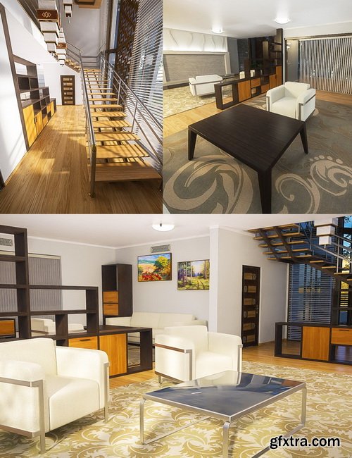 Daz3D - Modern House 2 Bundle