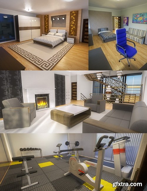 Daz3D - Modern House 2 Bundle