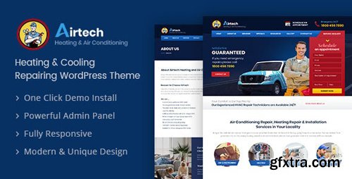 ThemeForest - Airtech v1.3 - Plumber WordPress theme - 24428877