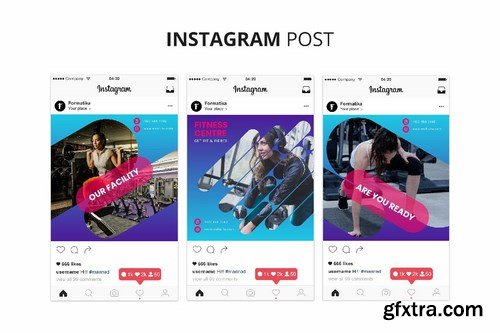 Fitness Instagram Post Banner