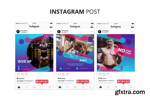 Fitness Instagram Post Banner