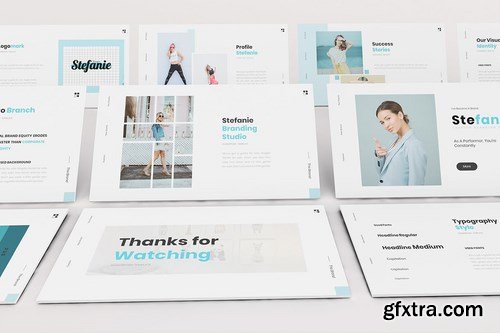 Stefani Branding Powerpoint Google Slides and Keynote Templates