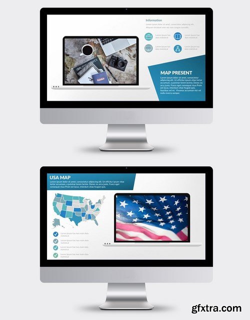 Maps Powerpoint and Keynote Templates