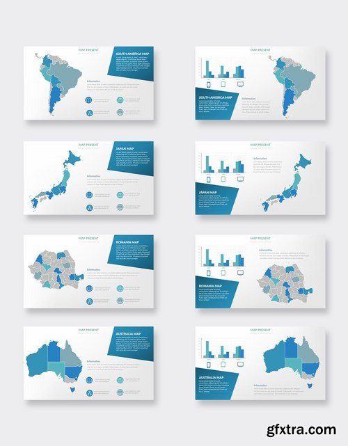 Maps Powerpoint and Keynote Templates